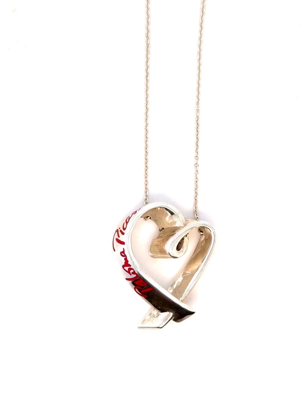 Tiffany & Co. Paloma Picasso‎ Red Script Necklace